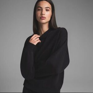 Skims Boyfriend Fleece Crewneck Pullover